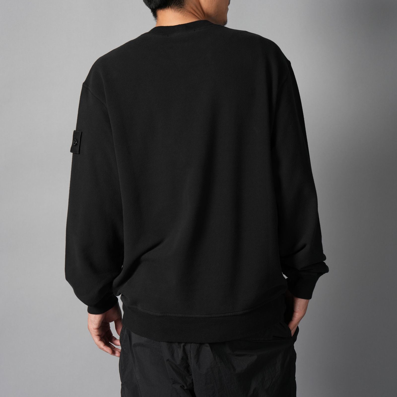 6100069 / SWEAT SHIRT_S.I. GHOST / クルーネックスウェット (ブラック)