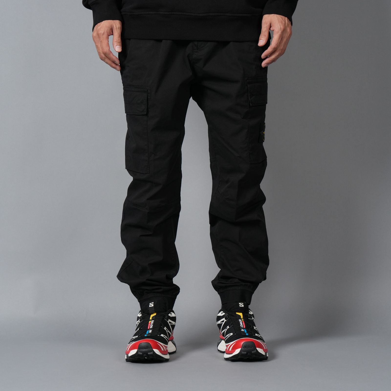 3100031 SUPIMA® COTTON TWILL STRETCH-TC [レギュラーフィット](ブラック)