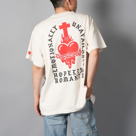 【ラスト1点】【コラボ】EU-HR1-0000-C05 / EU LOGO CL SS TEE / Tシャツ (アイボリー)