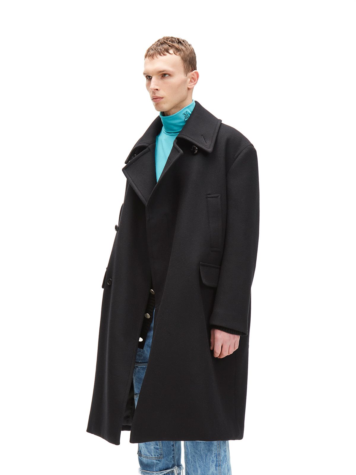 【即完売品】　22AW Long Flare Pea Coat