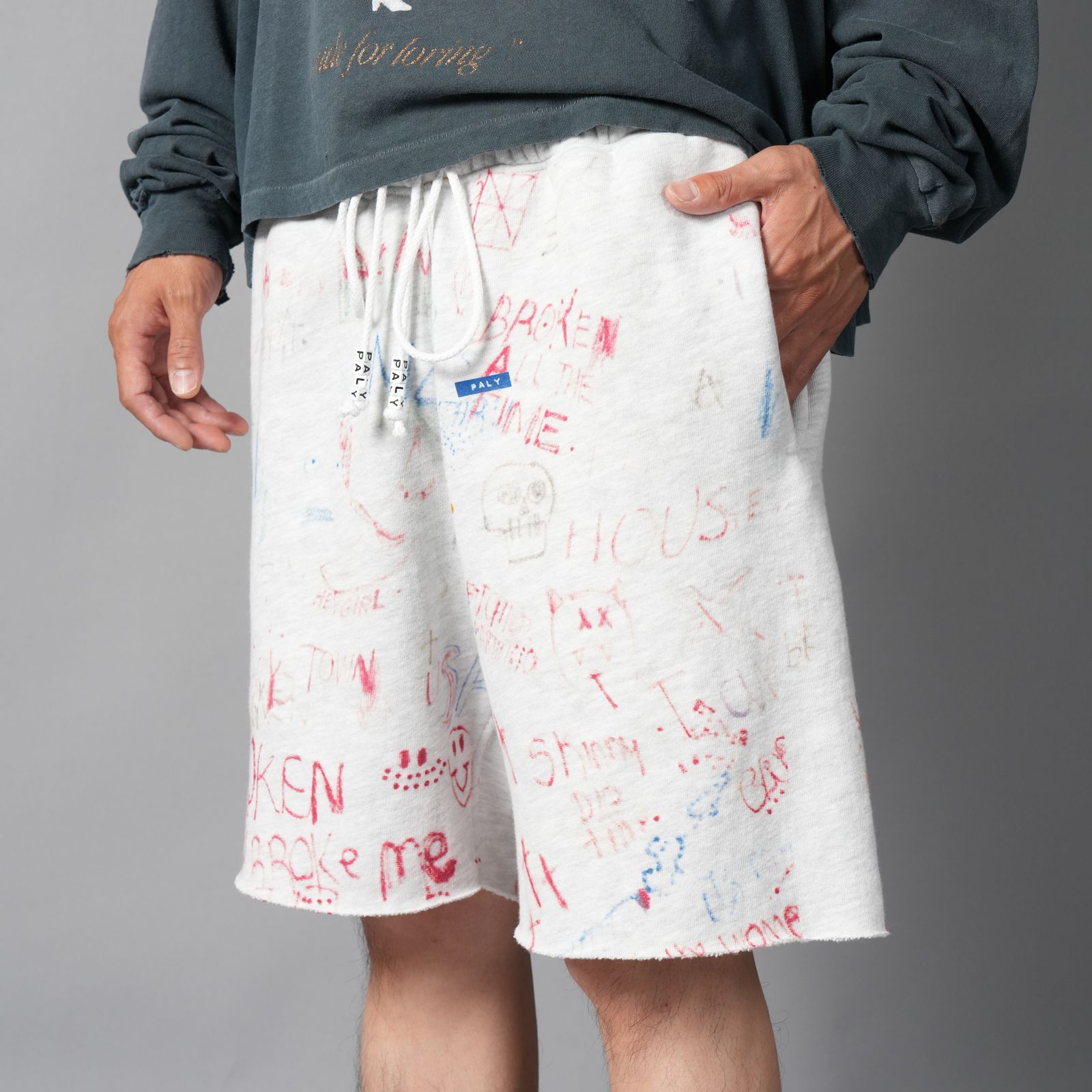 JOSHUA TREE SWEATSHORT / スウェットショーツ (グレー)