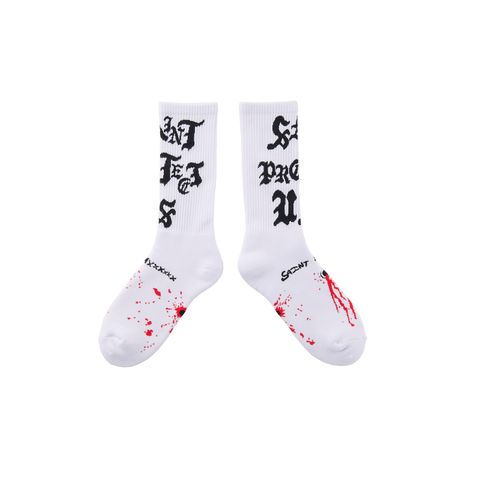 【残りわずか】SM-YS1-0000-103 / SOCKS / SAINT PROTECT  / WHITE / ソックス  (ホワイト)
