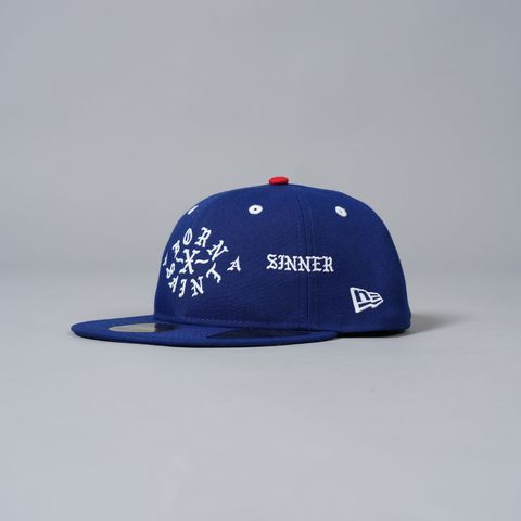 [4月6日(土)10時発売!!] 【限定】SM-YS8-0000-C14 / BR_CAP / BORN SAINT / BLUE / 59FIFTY / ベースボールキャップ (ブルー)
