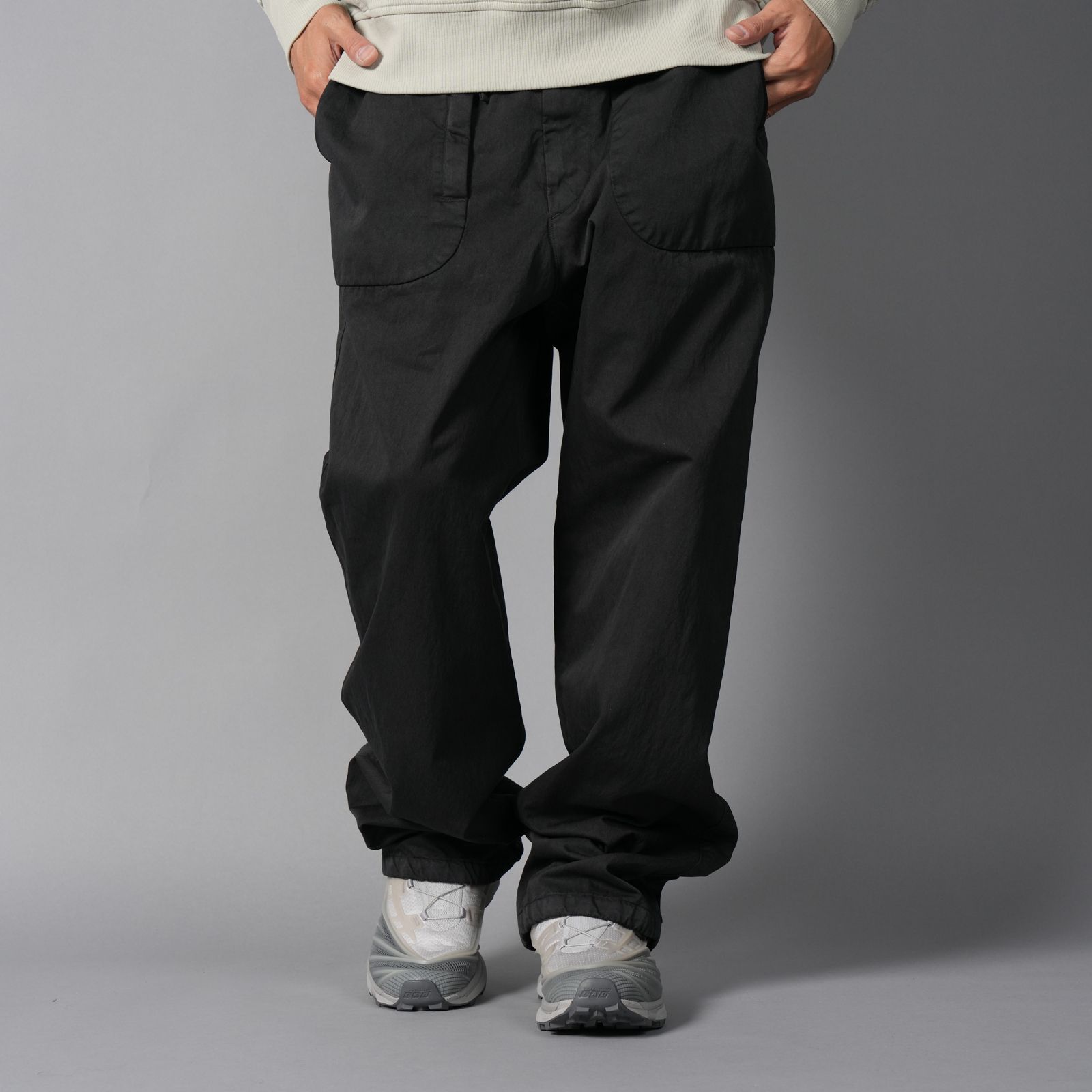 PANTS PANT IN GABARDINE CO/NY / パンツ (ブラック)