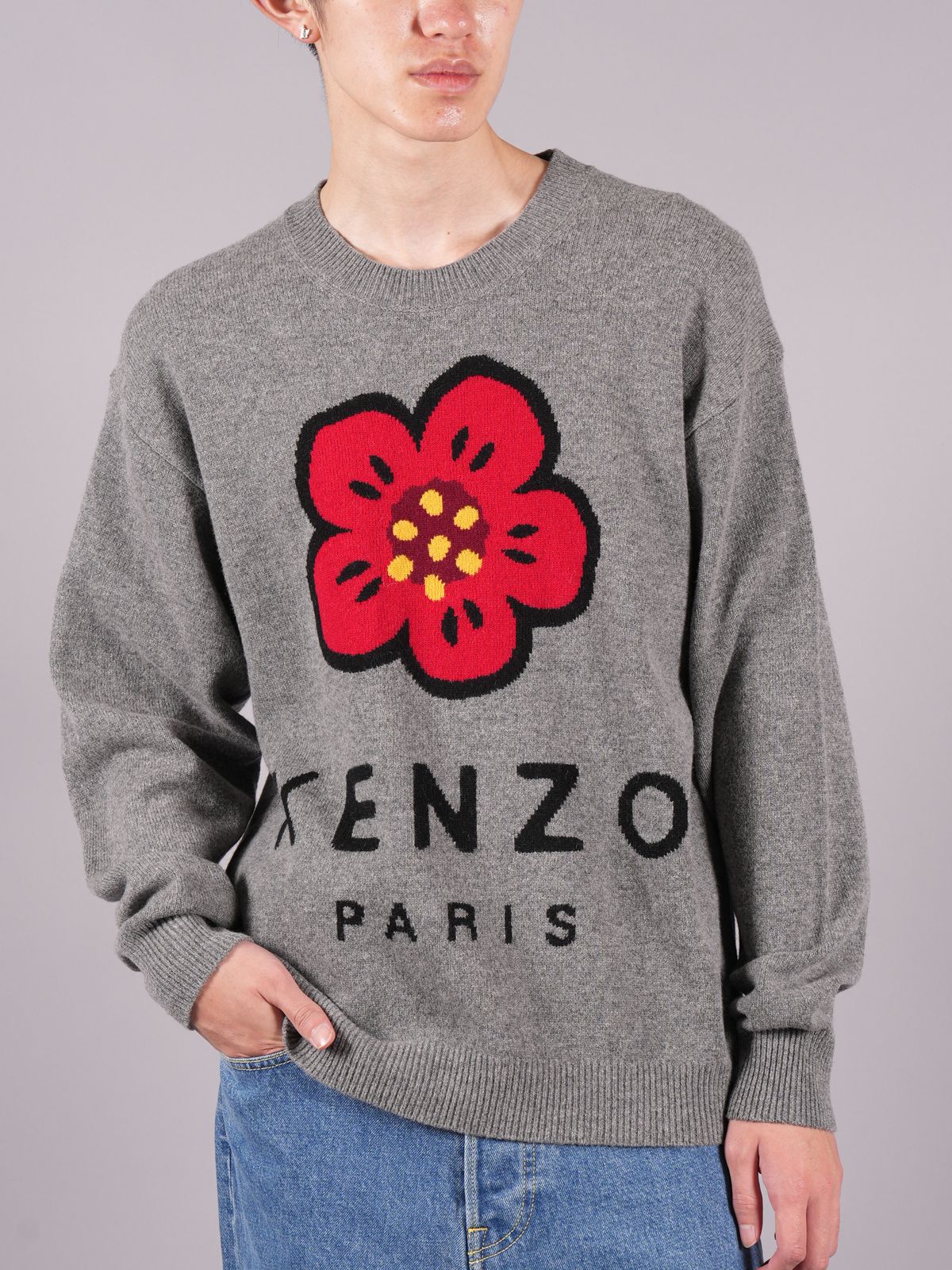 よりお ケンゾー レディース ニット・セーター アウター logo sweater dress 27 REDの通販はau PAY マーケット