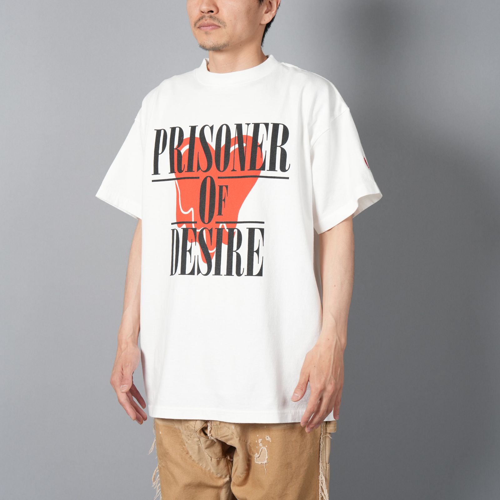 EU-HR8-0000-058 / EU PRISONER SS TEE / BLACK / Tシャツ (ホワイト)