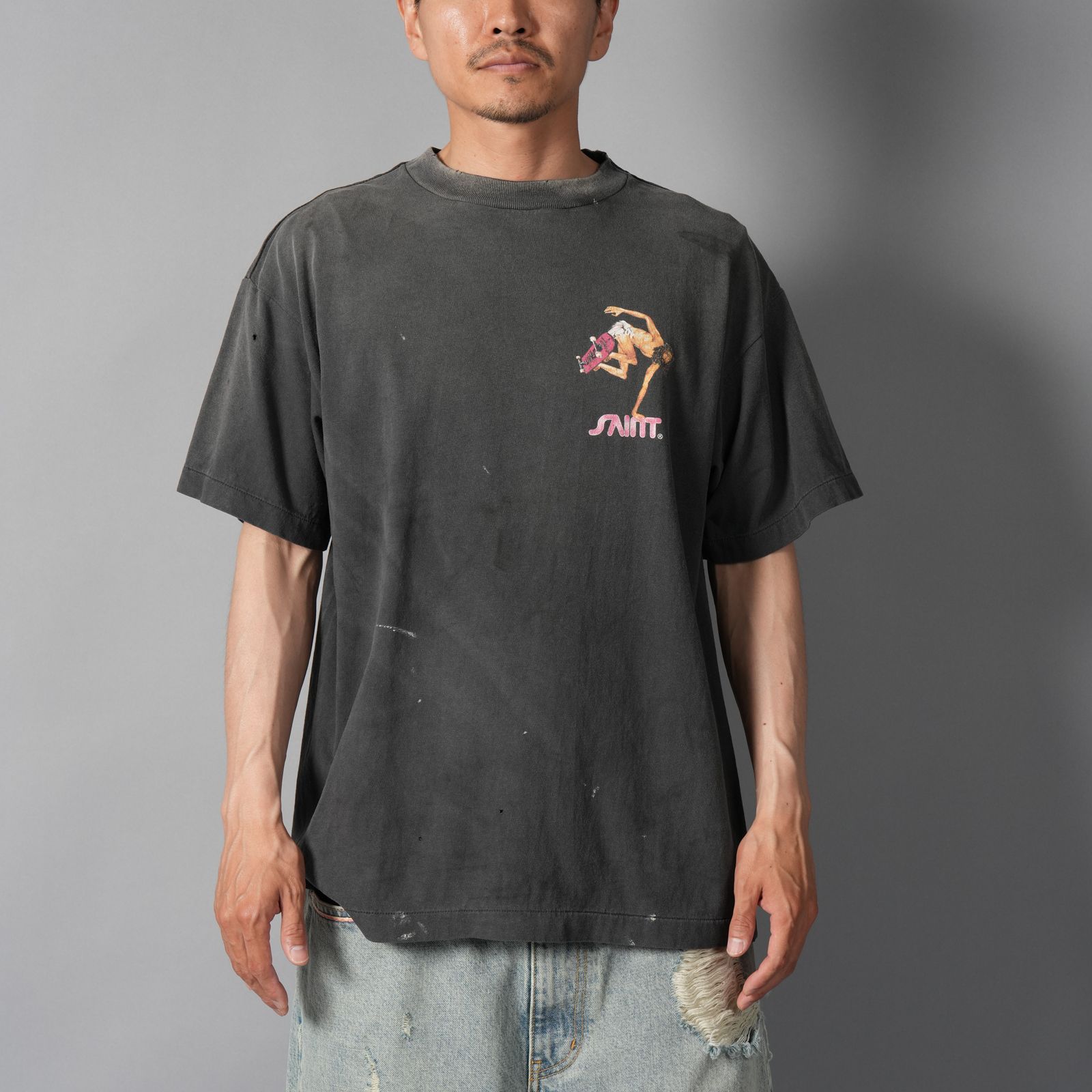 【残りわずか】SM-MK8-0000-007 / SS T-SHIRT / SKATE / BLACK /  Tシャツ  (ブラック)