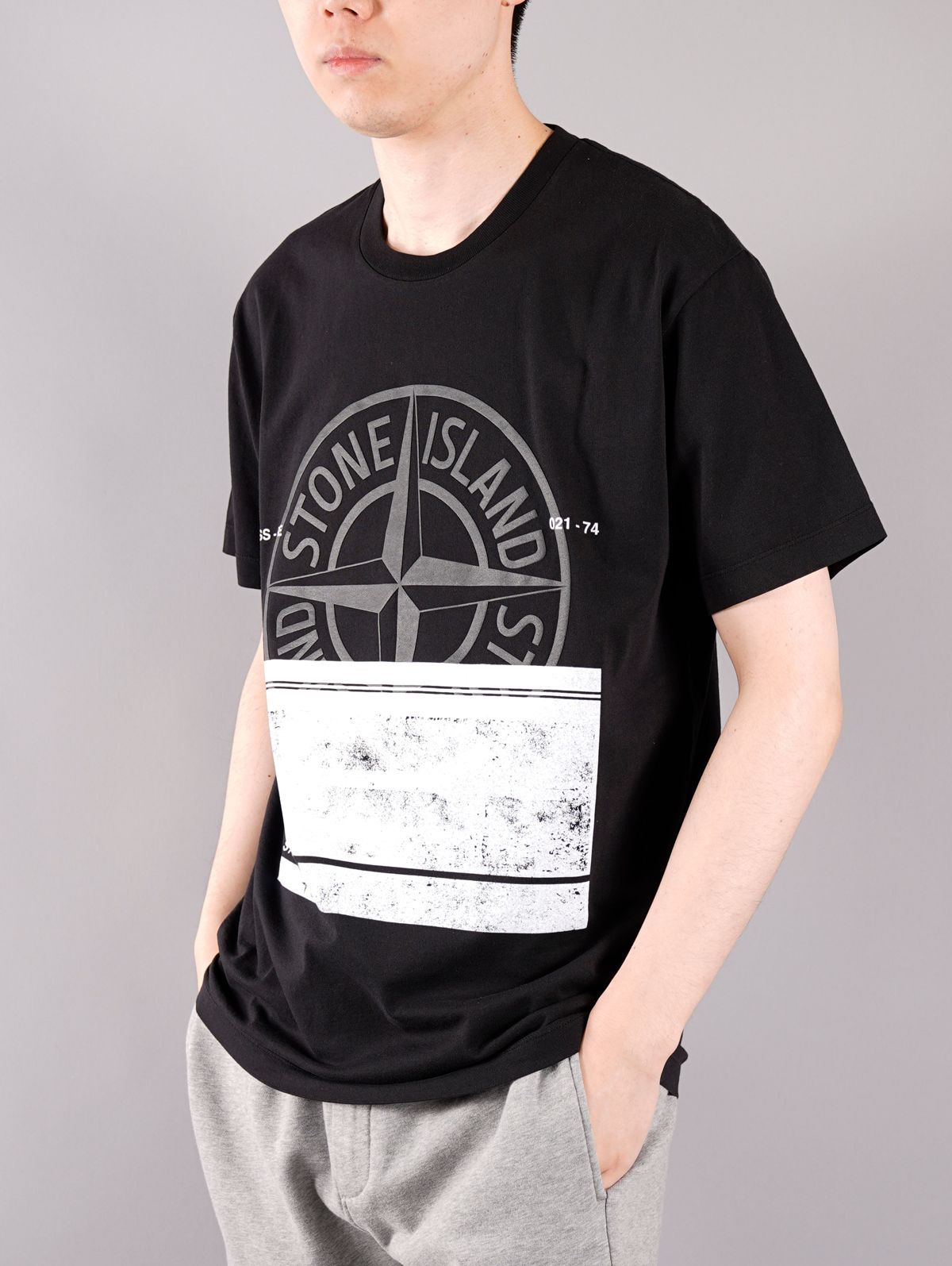 ラスト1点 / 2NS65 'BLOCK ONE' / ブロック ワン Tシャツ (ブラック)