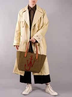 BELT TOTE BAG / ベルト トート バック (カーキ/ボルドー)
