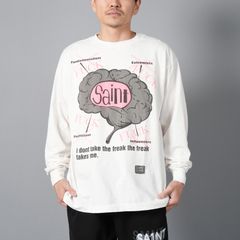 【ラスト1点】SM-HR8-0000-036 / LS TEE / BRAIN / WHITE / ロンT・カットソー  (ホワイト)