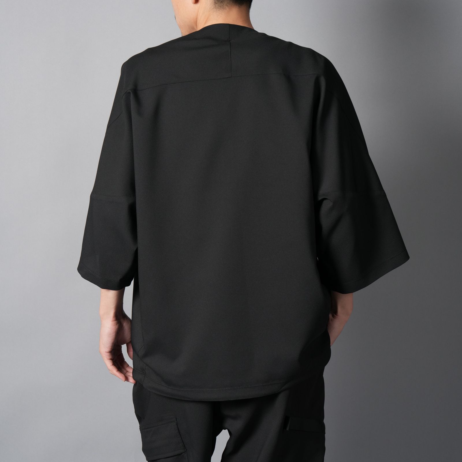 【GHOST】WOVEN WATER-REPELLENT NINJA T-SHIRTS / ニンジャTシャツ(ブラック)