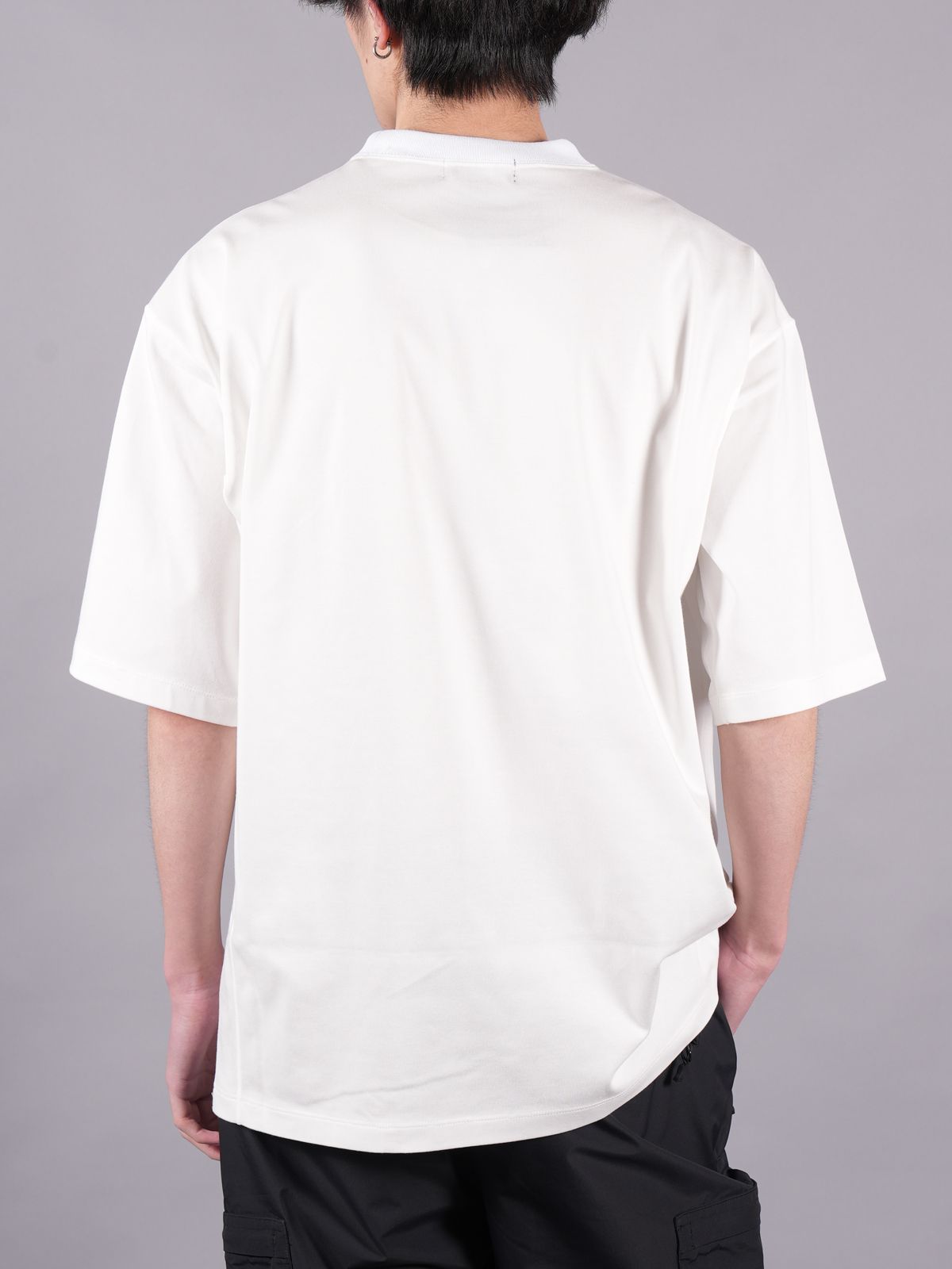 【ラスト1点】 COTTON PLATING SHORT T SHIRTS / Tシャツ (ホワイト)