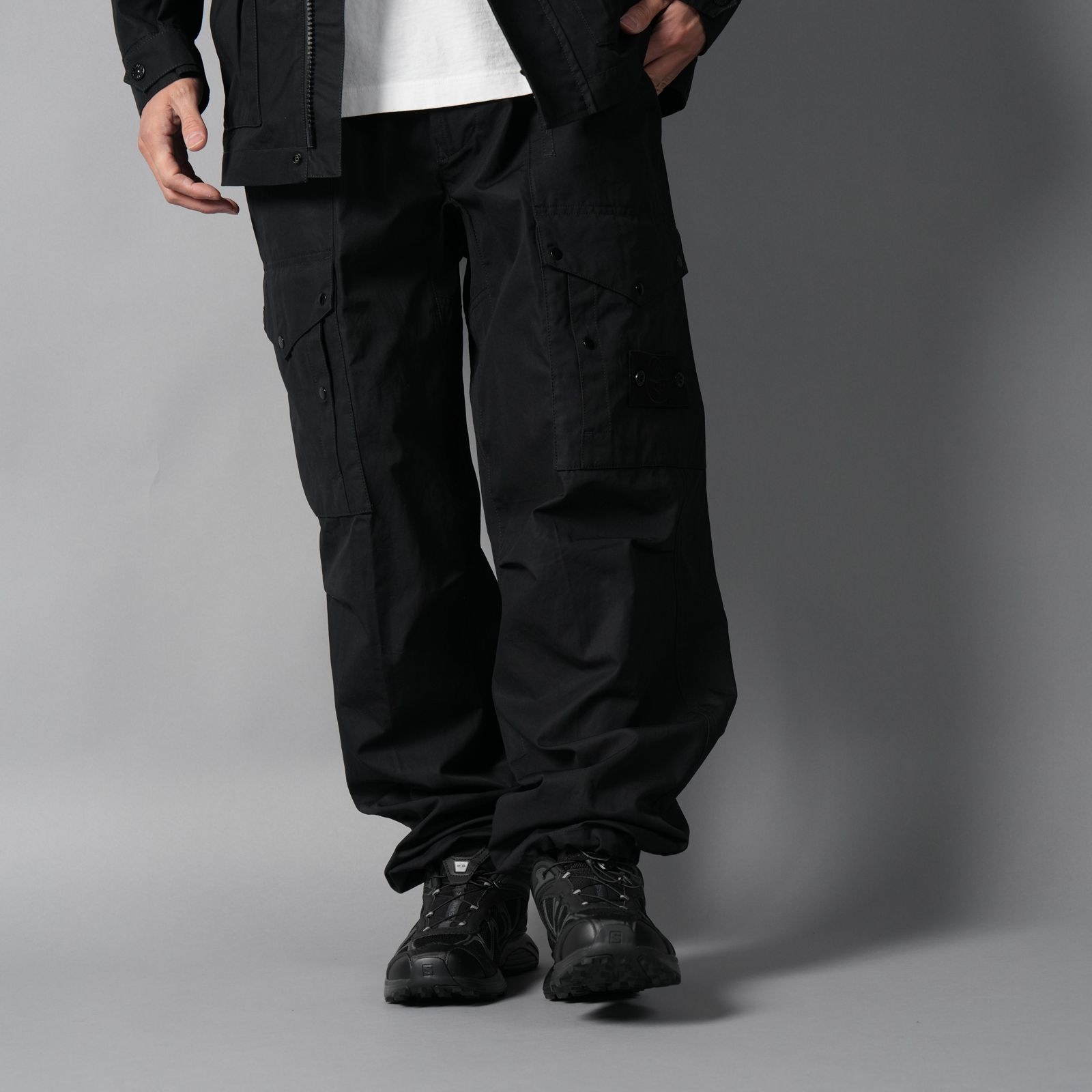 3100017 / ALL-WEATHER COTTON CANVAS_S.I. GHOST / カーゴパンツ (ブラック)