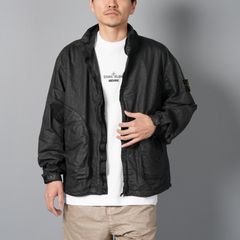 【ラスト1点】4100067 / ORGANIC-LOOK NYLON PANAMA / NYLON JACKET / ナイロンジャケット [ガーメントダイ] (ブラック)