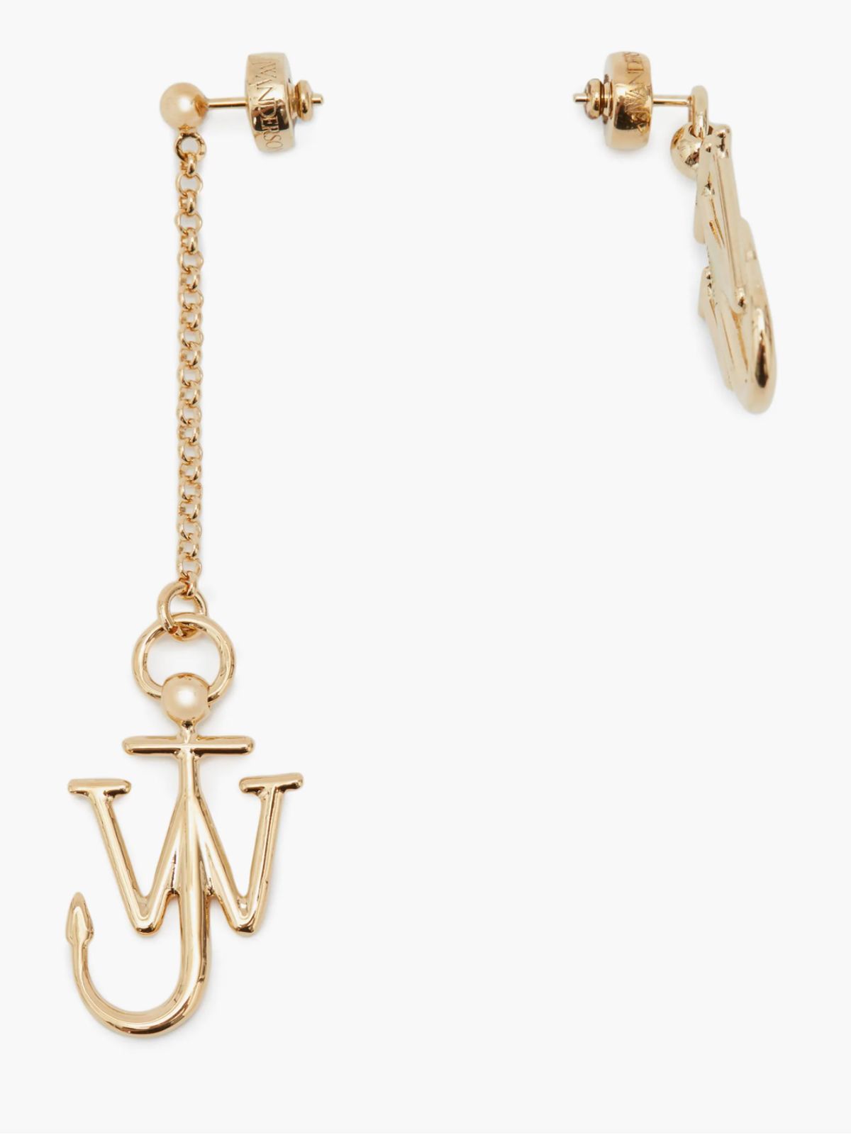 ASYMMETRIC ANCHOR EARRINGS / アシンメトリー アンカー イアリング (ゴールド)