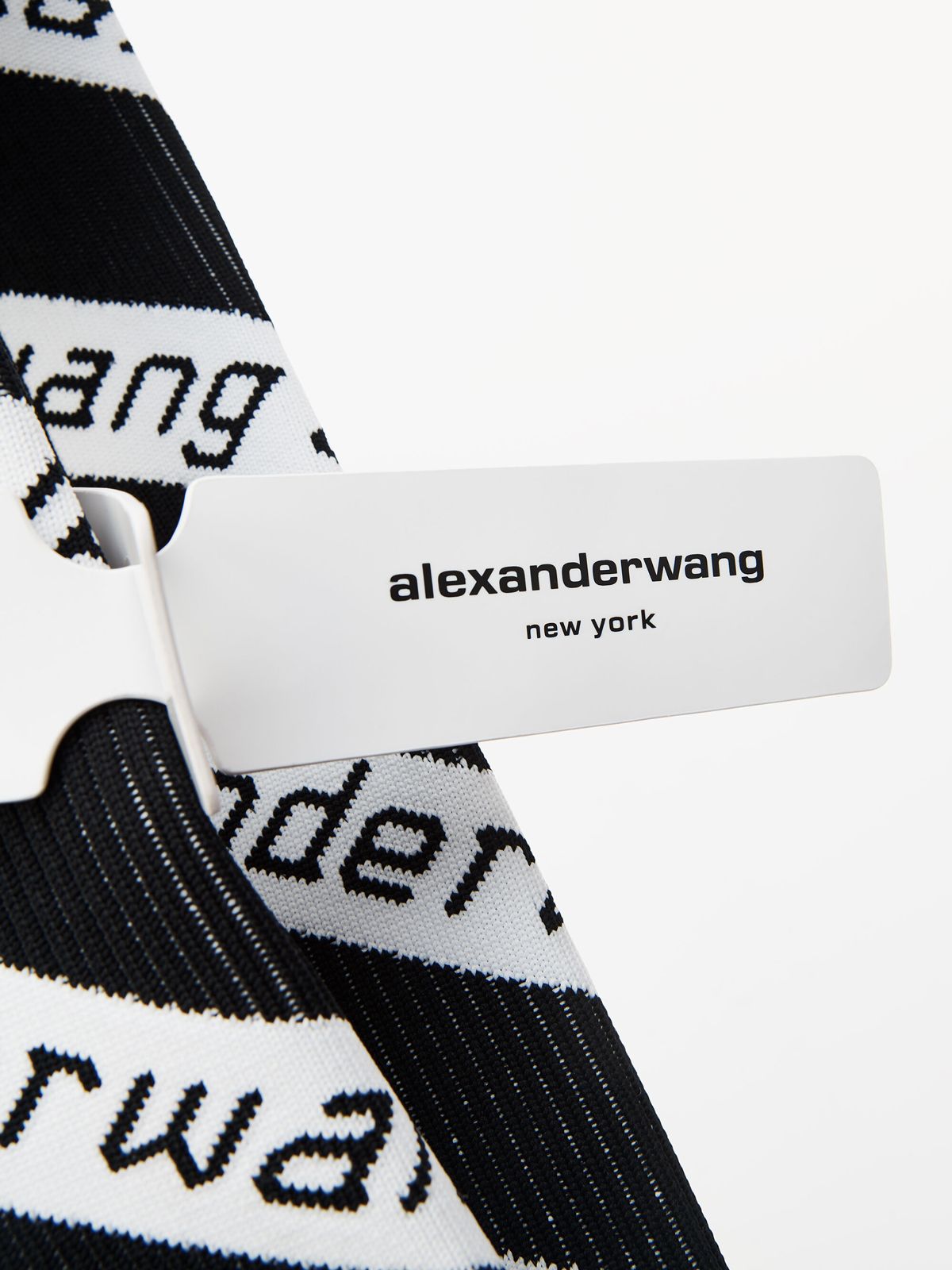 alexander wang - ラスト1点 / Large logo jacquard shopper - ラージ ...