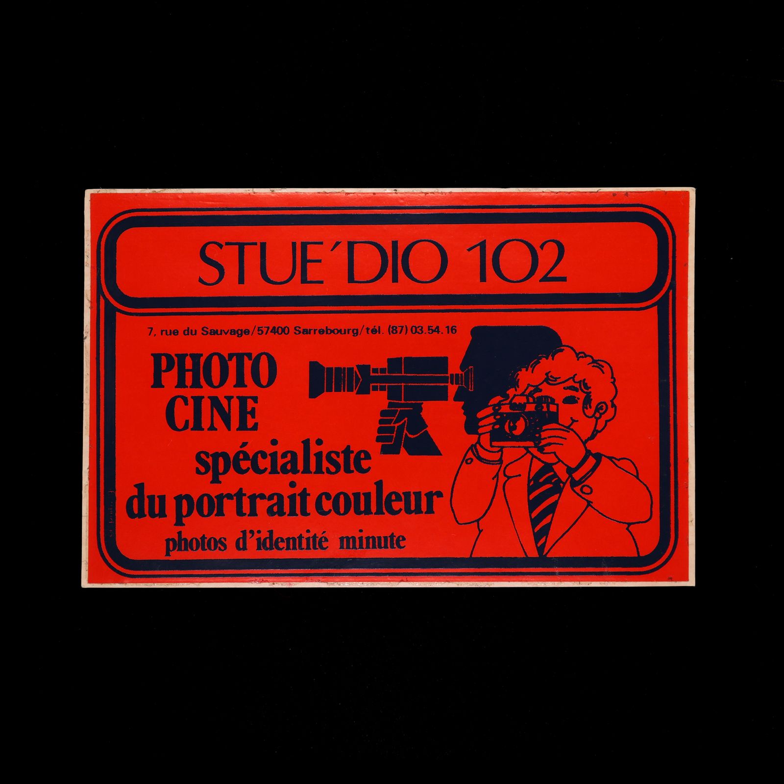 STUE'DIO 102 ヴィンテージステッカー フランス