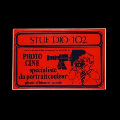 STUE'DIO 102 ヴィンテージステッカー フランス
