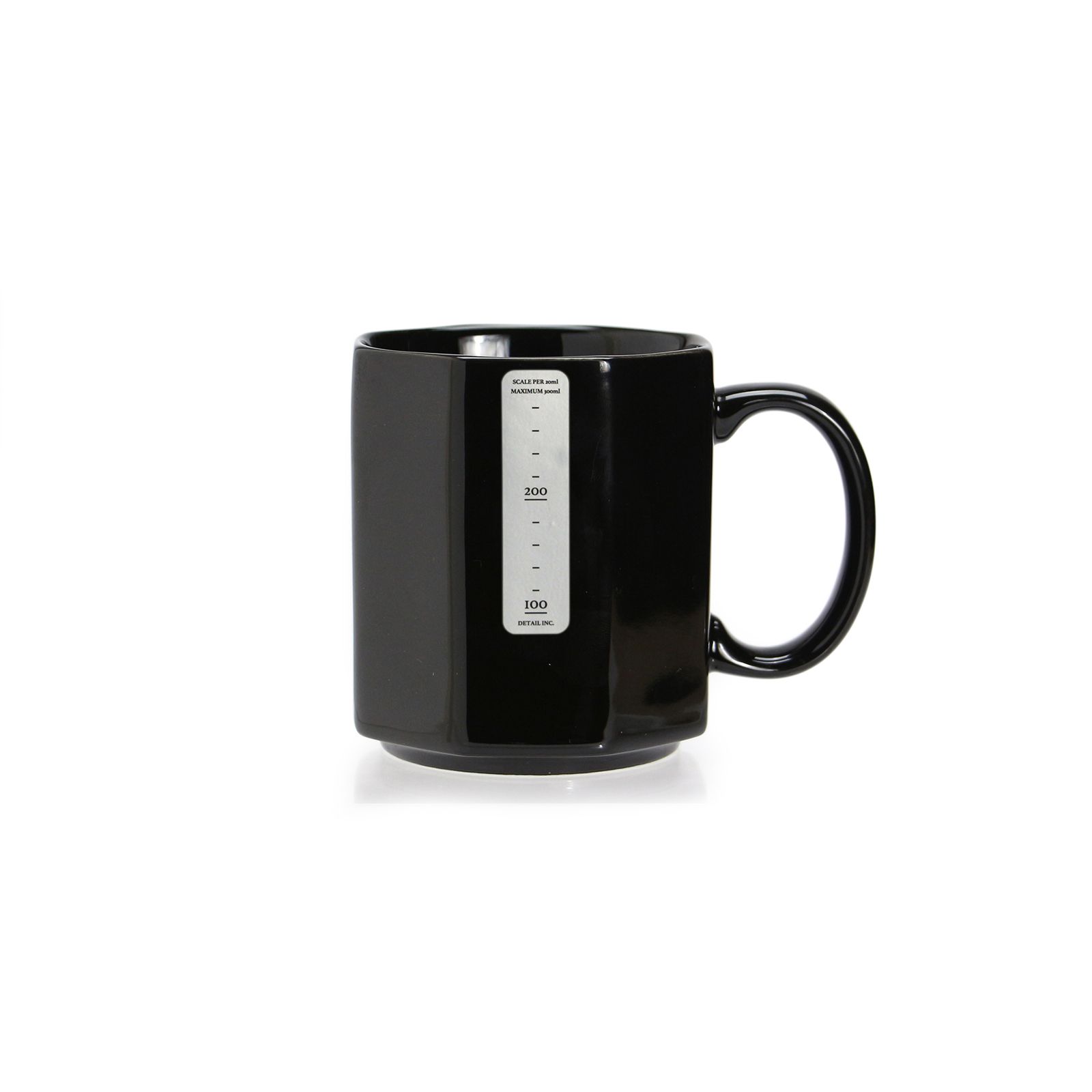 PORCELAIN MEASURING MUG "Black"