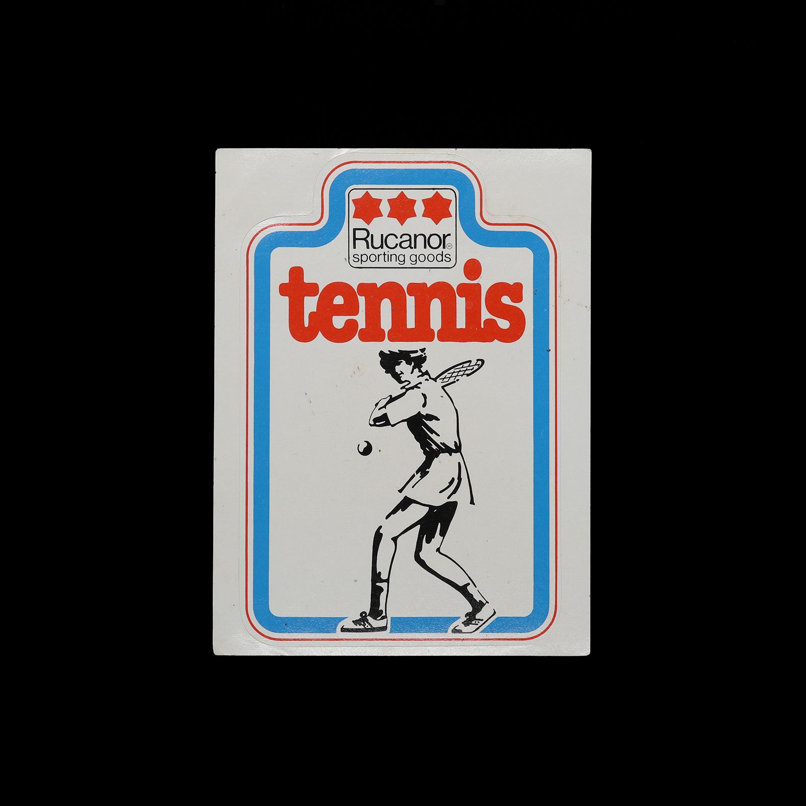 「Rucanor tennis」ヴィンテージステッカー ヨーロッパ
