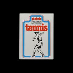 「Rucanor tennis」ヴィンテージステッカー ヨーロッパ