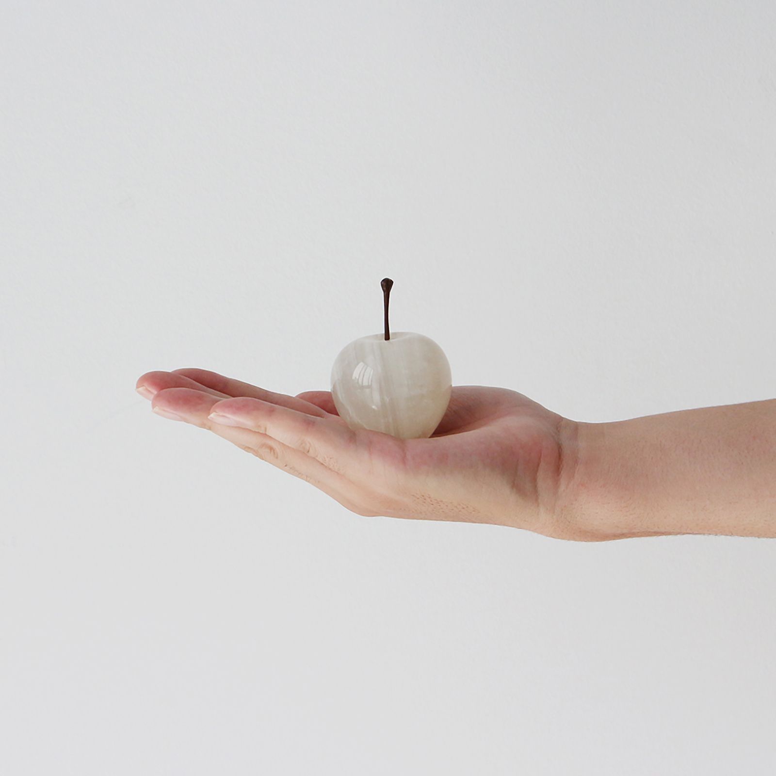 「Marble Apple Small」White