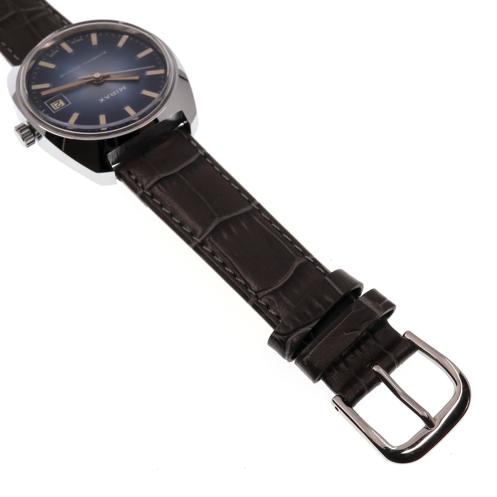 「MIRAX」automatic date watch デッドストック1950s 自動巻き スイス メンズ