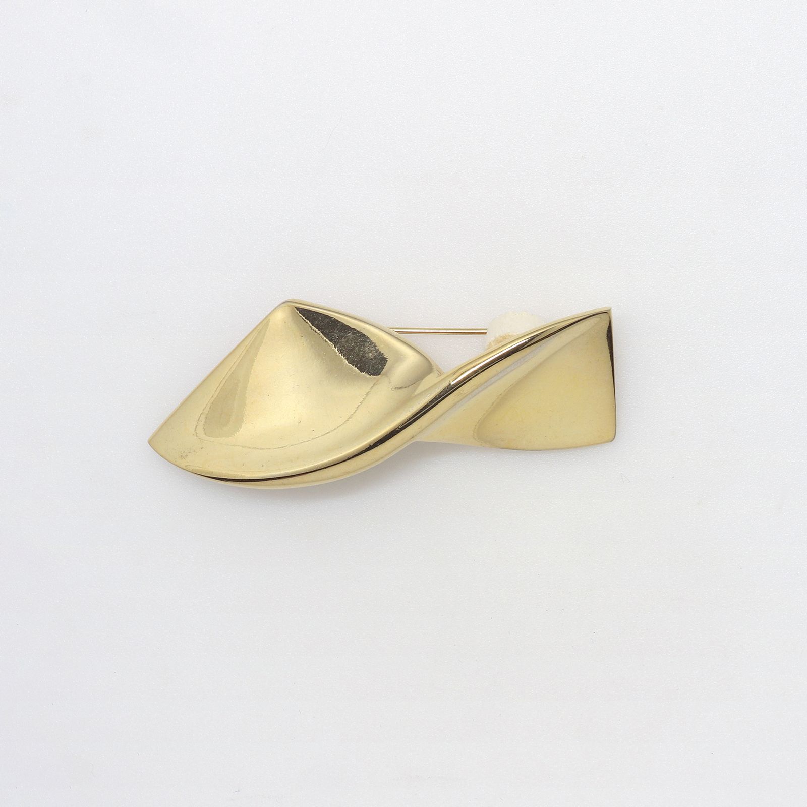 「ゴールドスワーブ」ブローチ フランス GIVENCHY