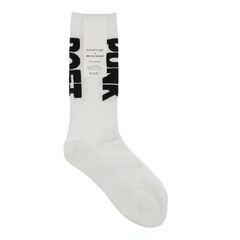 Punk&Poet Socks White x Black 靴下