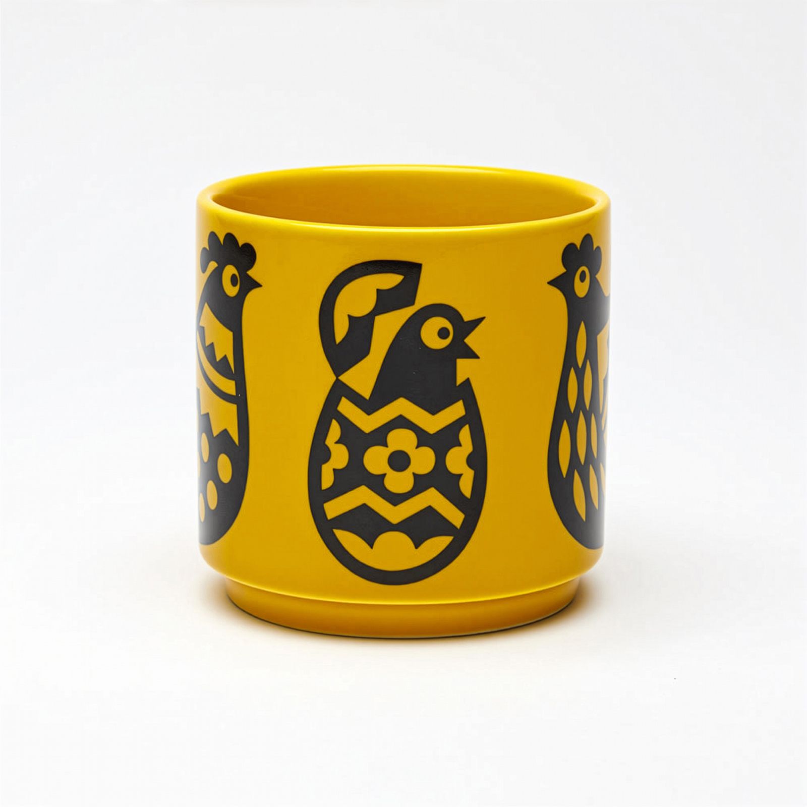 HORNSEA Mug "Chicken Family Yellow" Magpie x HORNSEA