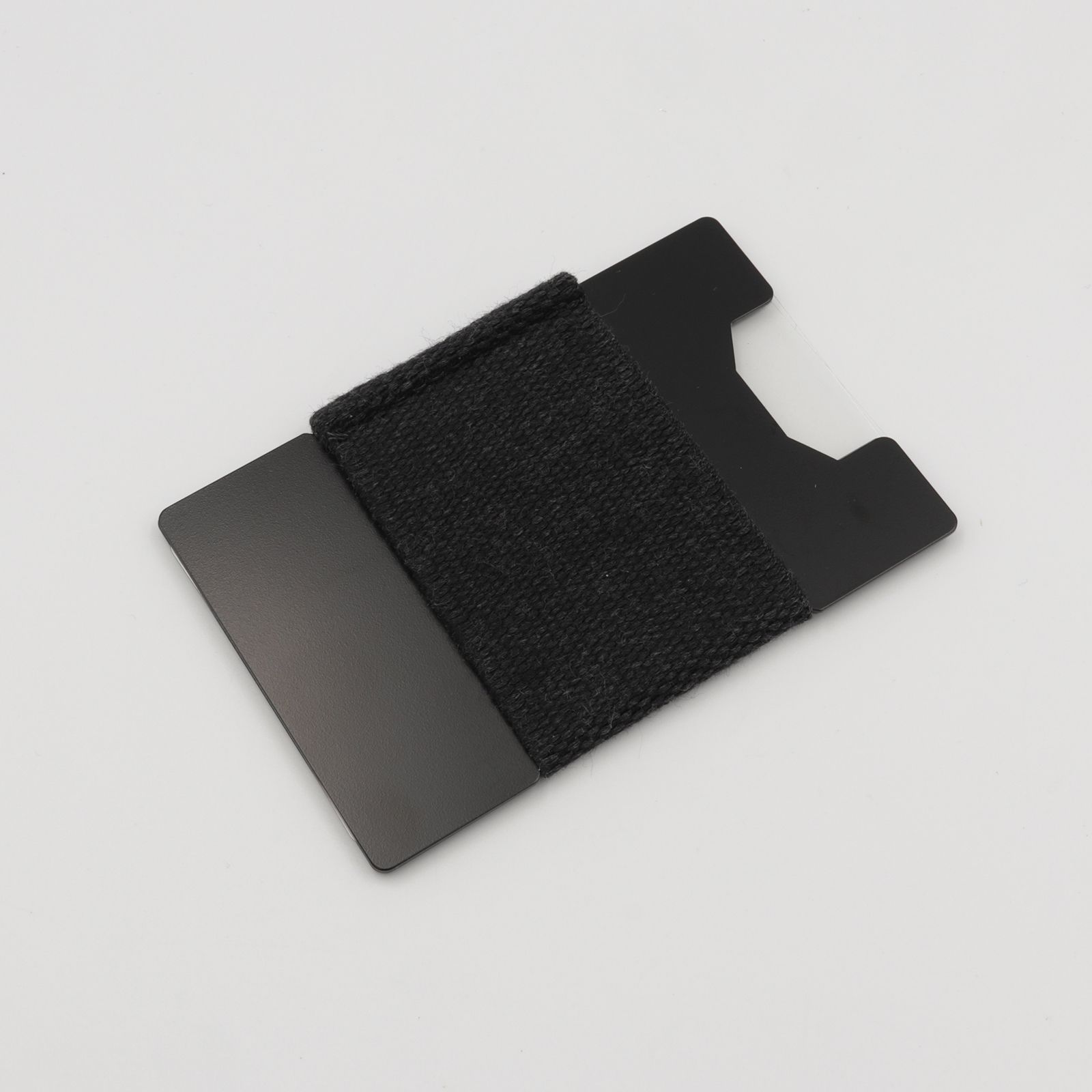 「METAL PLATE CARD HOLDER」カードケース ブラック