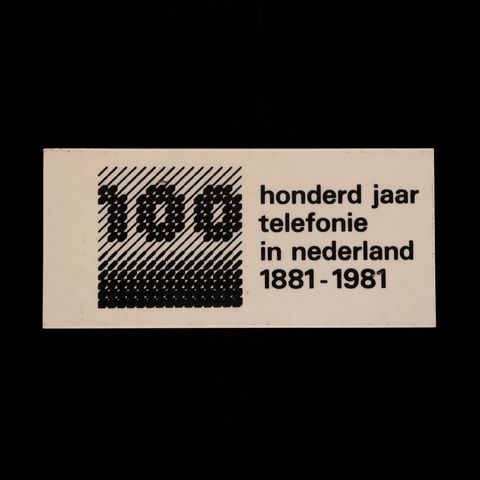 hondred jaar ヴィンテージステッカー オランダ