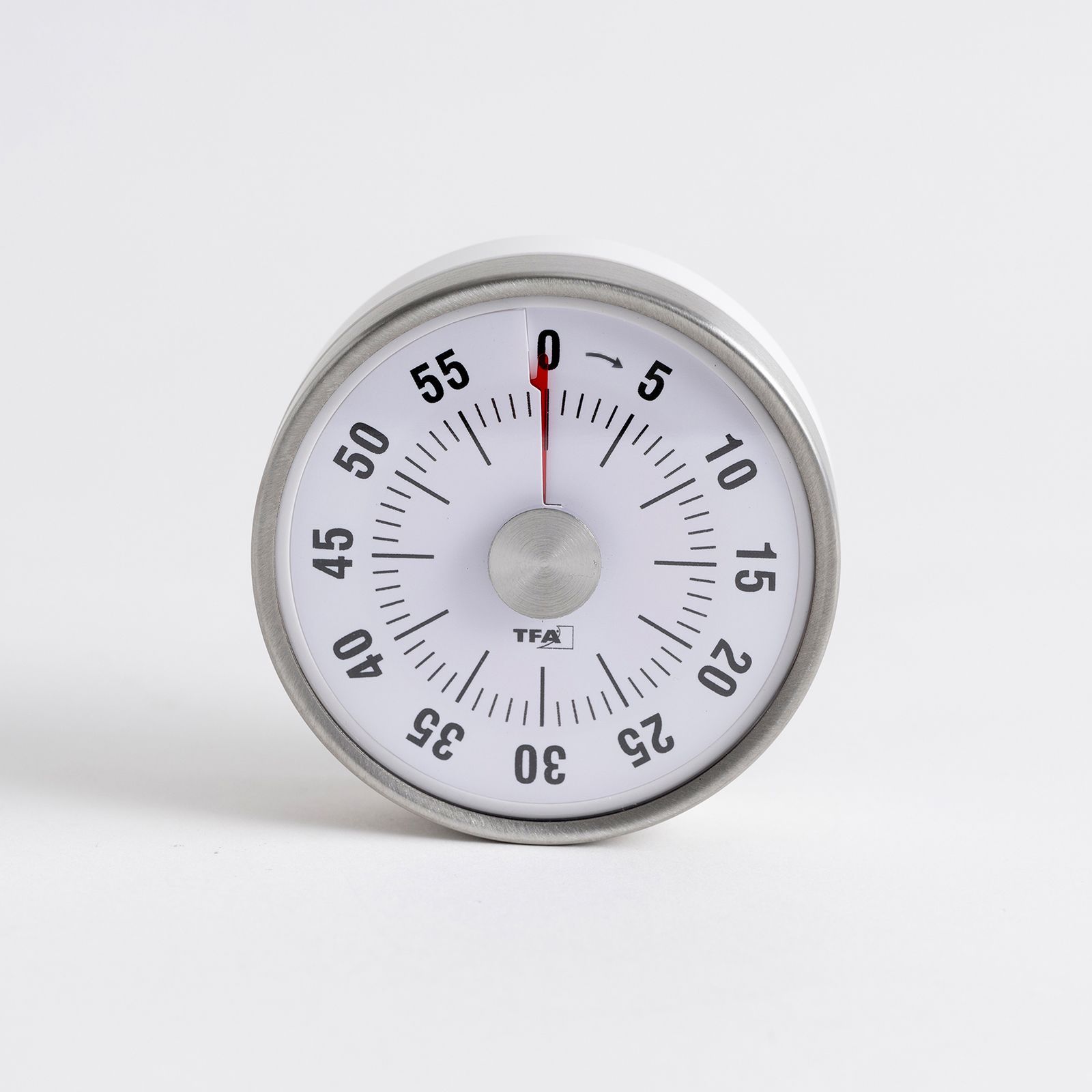 「Analogue kitchen timer PUCK」キッチンタイマー WHITE TFA ドイツ