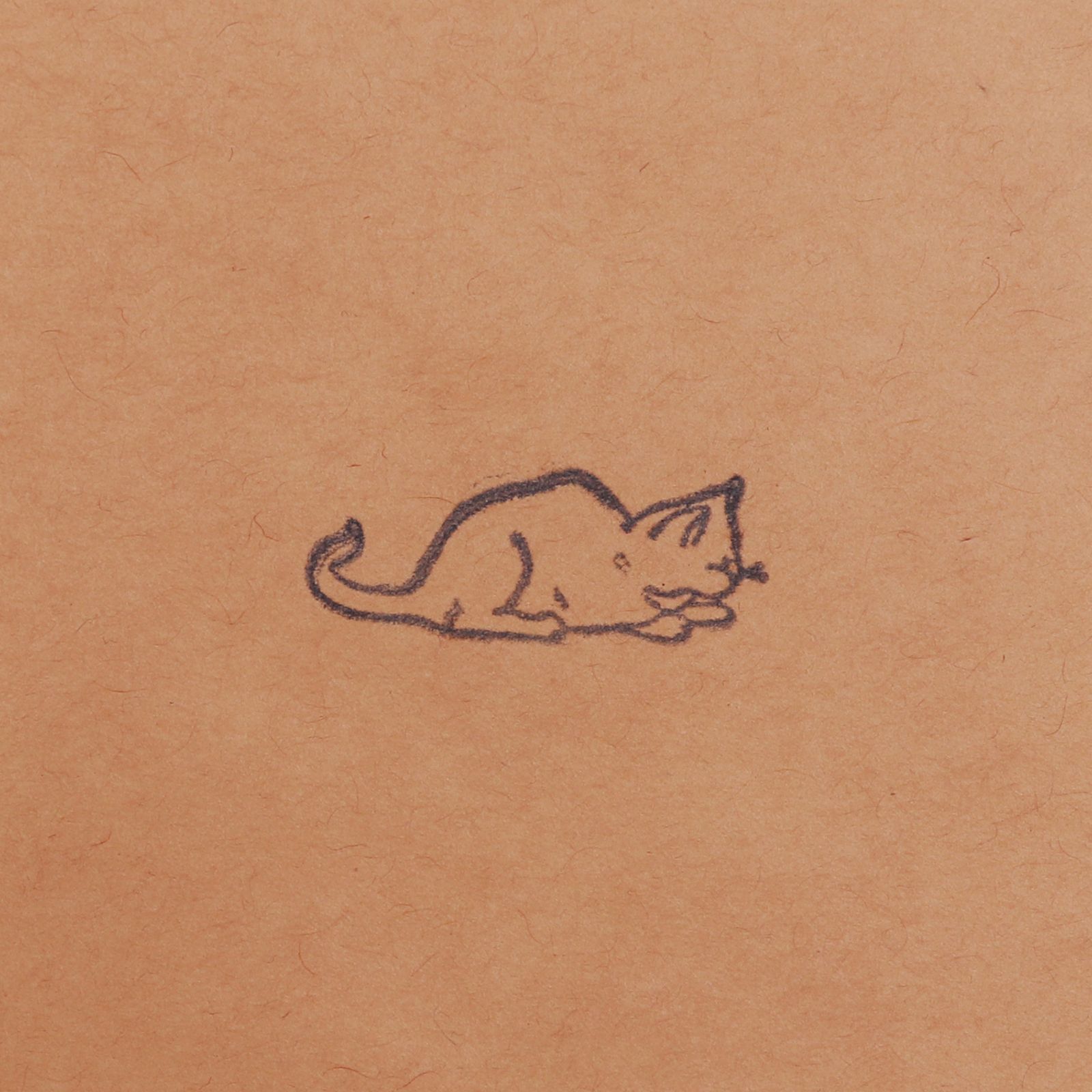 「猫」ヴィンテージスタンプ フランス 1940s