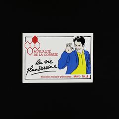 「MUTUALITE DE LA CORREZE」ヴィンテージステッカー ヨーロッパ