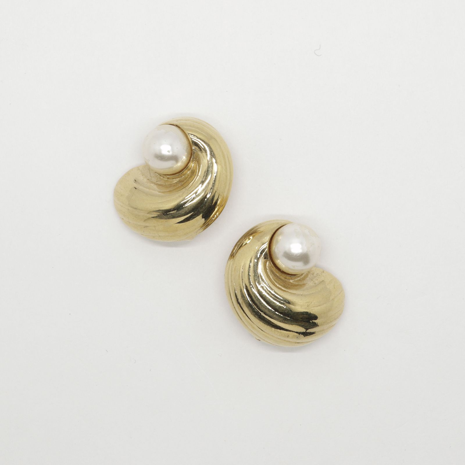「シェル&パール」イヤリング フランス 1990s NINARICCI
