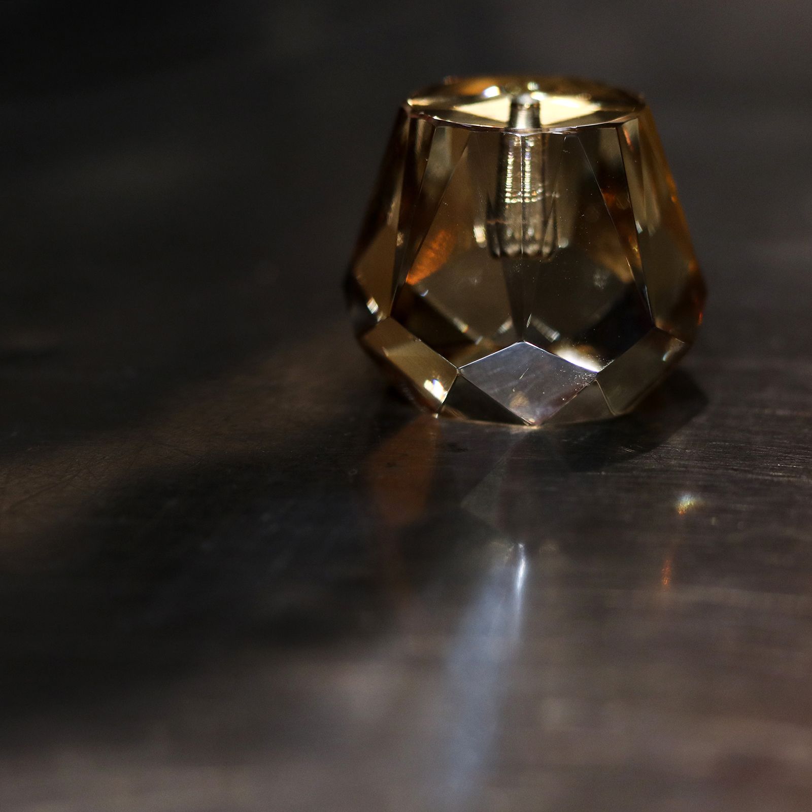 「CRYSTAL INCENSE HOLDER」Gold