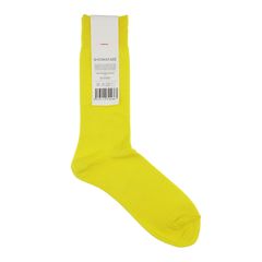 Giza Cotton Mercerized Socks イエロー 靴下