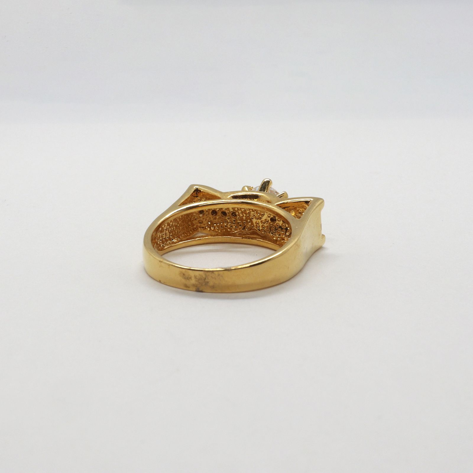 「キャットリボン」デッドストックリング イギリス