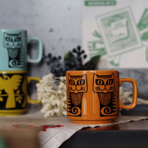 HORNSEA Mug "Cat Orange" Magpie x HORNSEA