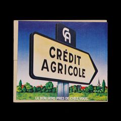 CRIDIT AGRICOLE ヴィンテージステッカー フランス