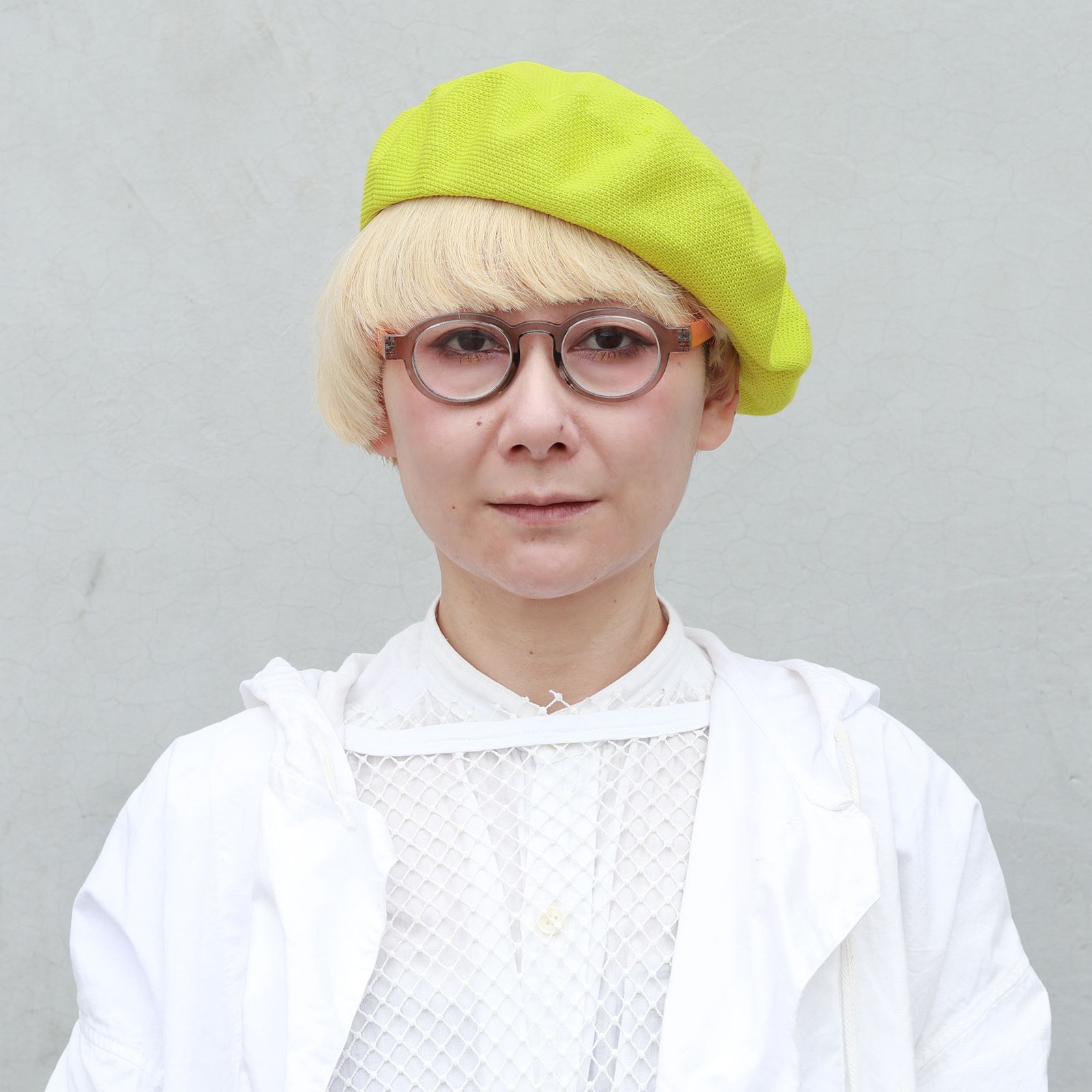 「PLUMES Citrus」コットンバスクベレー