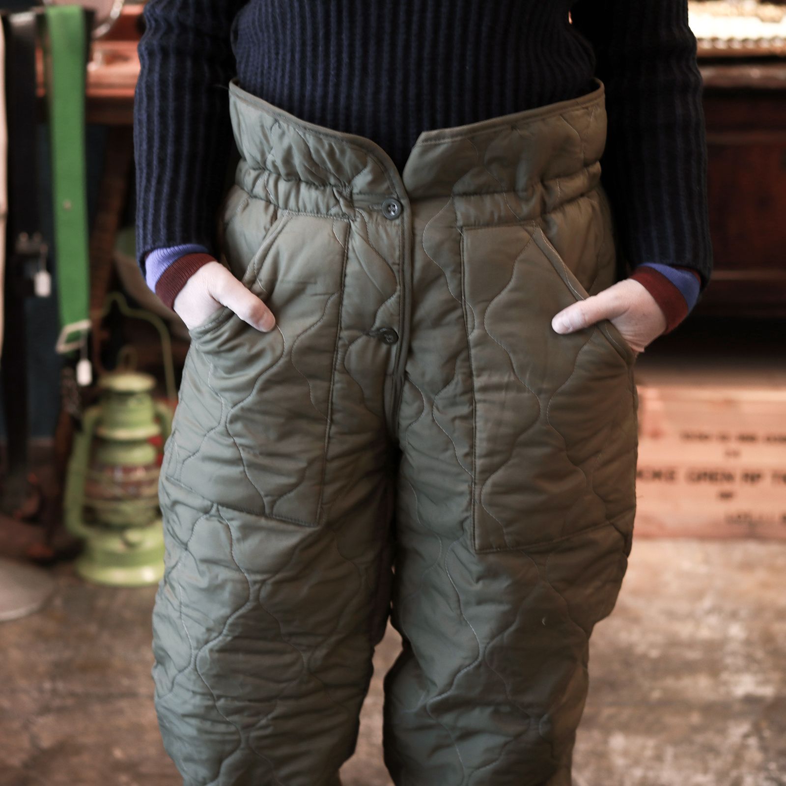 「M85 リメイクライナーパンツ」デッドストック/リメイク チェコ