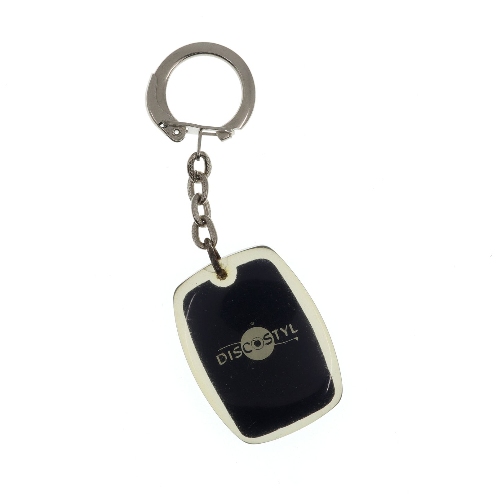 DISC STYL レコード店 レコード針カートリッジ フレンチキーホルダー