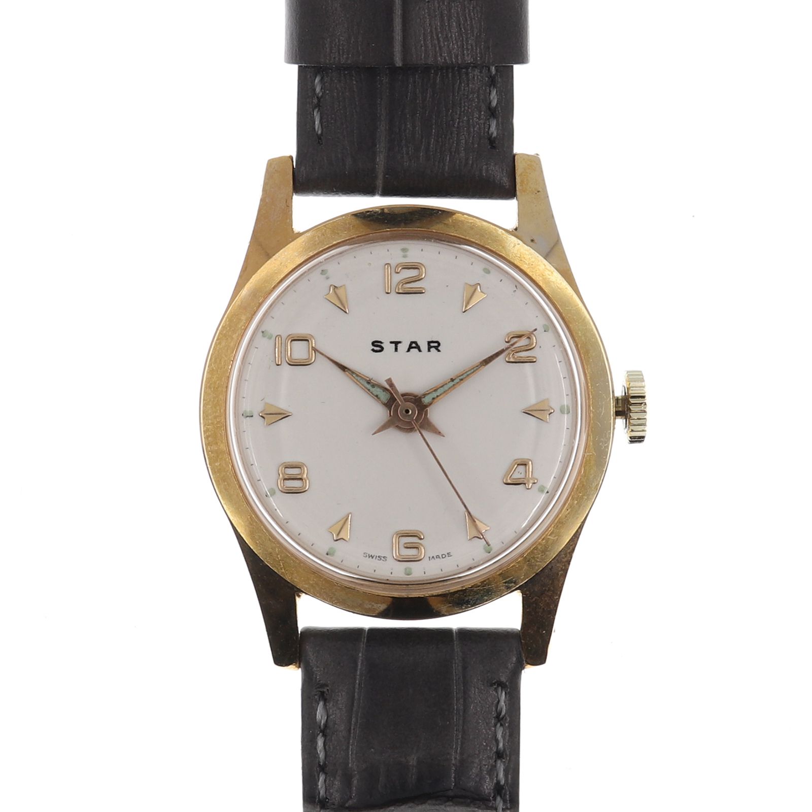「STAR」watch デッドストック1950s 手巻き スイス メンズ