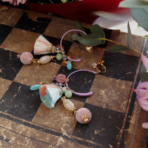 「Le conte de Pamellah フープL」イヤリング