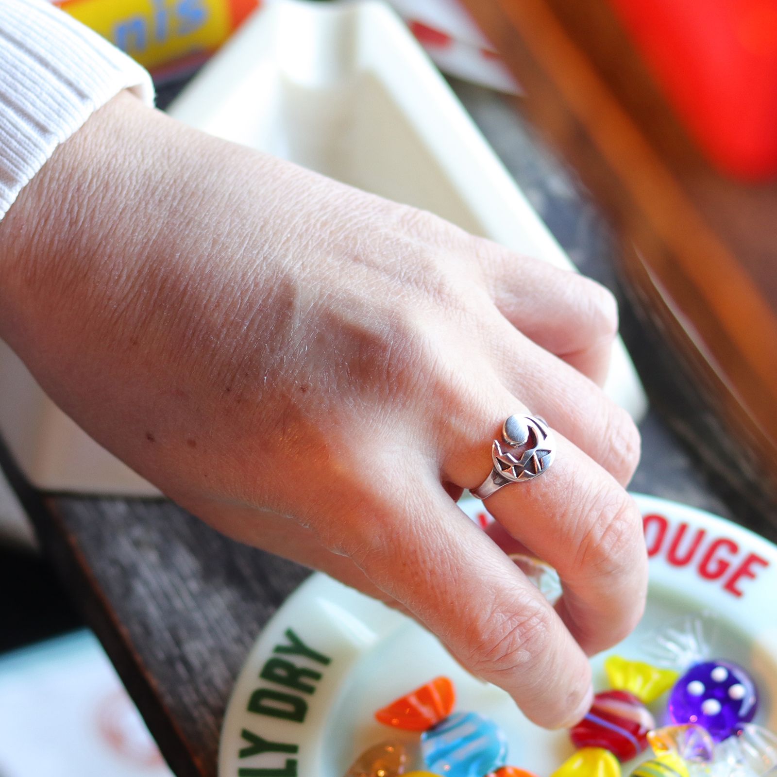 「アブストラクトムーン」リング ヨーロッパ silver925