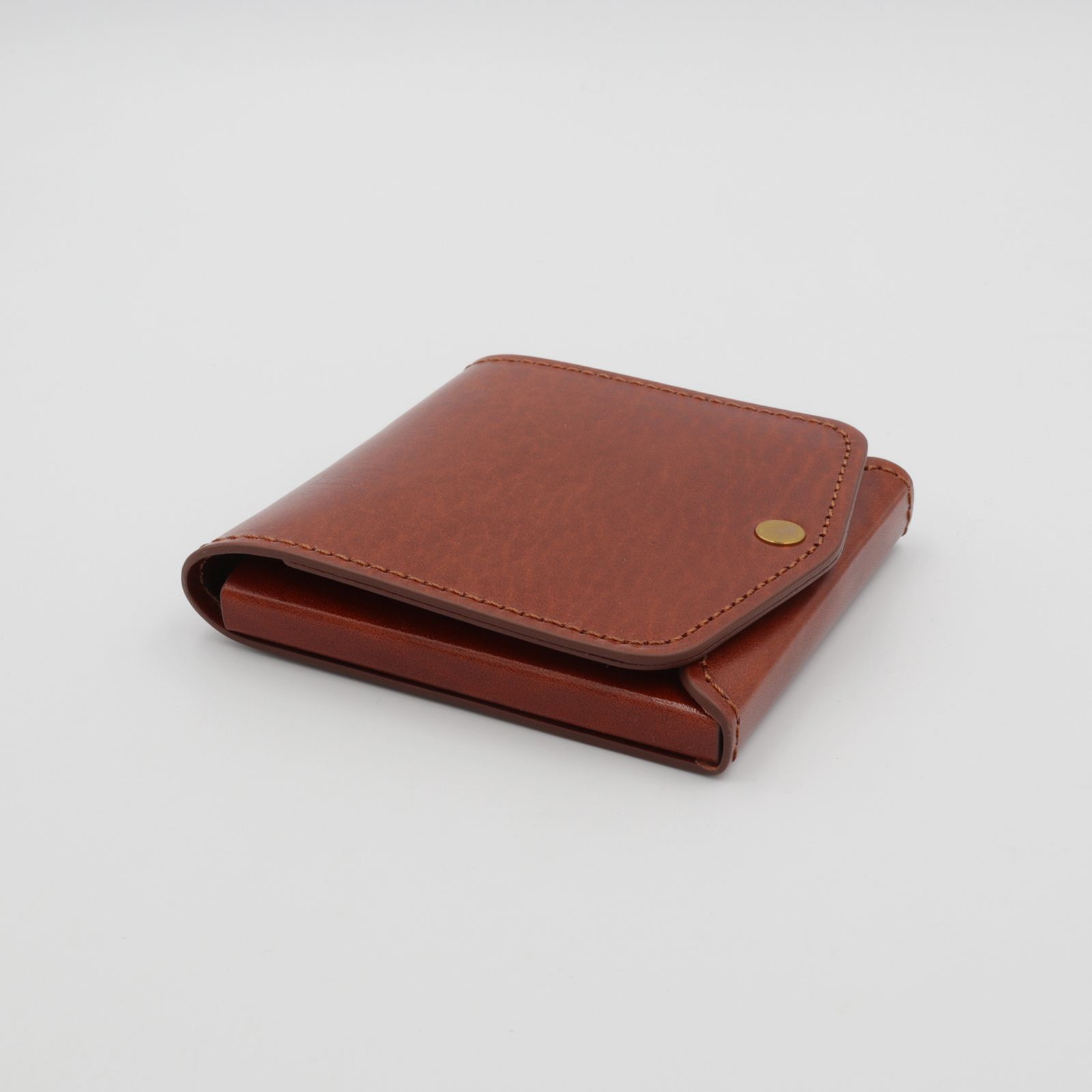 「小さく薄い財布SAKU ver.3 Plus Rugato」lightbrown