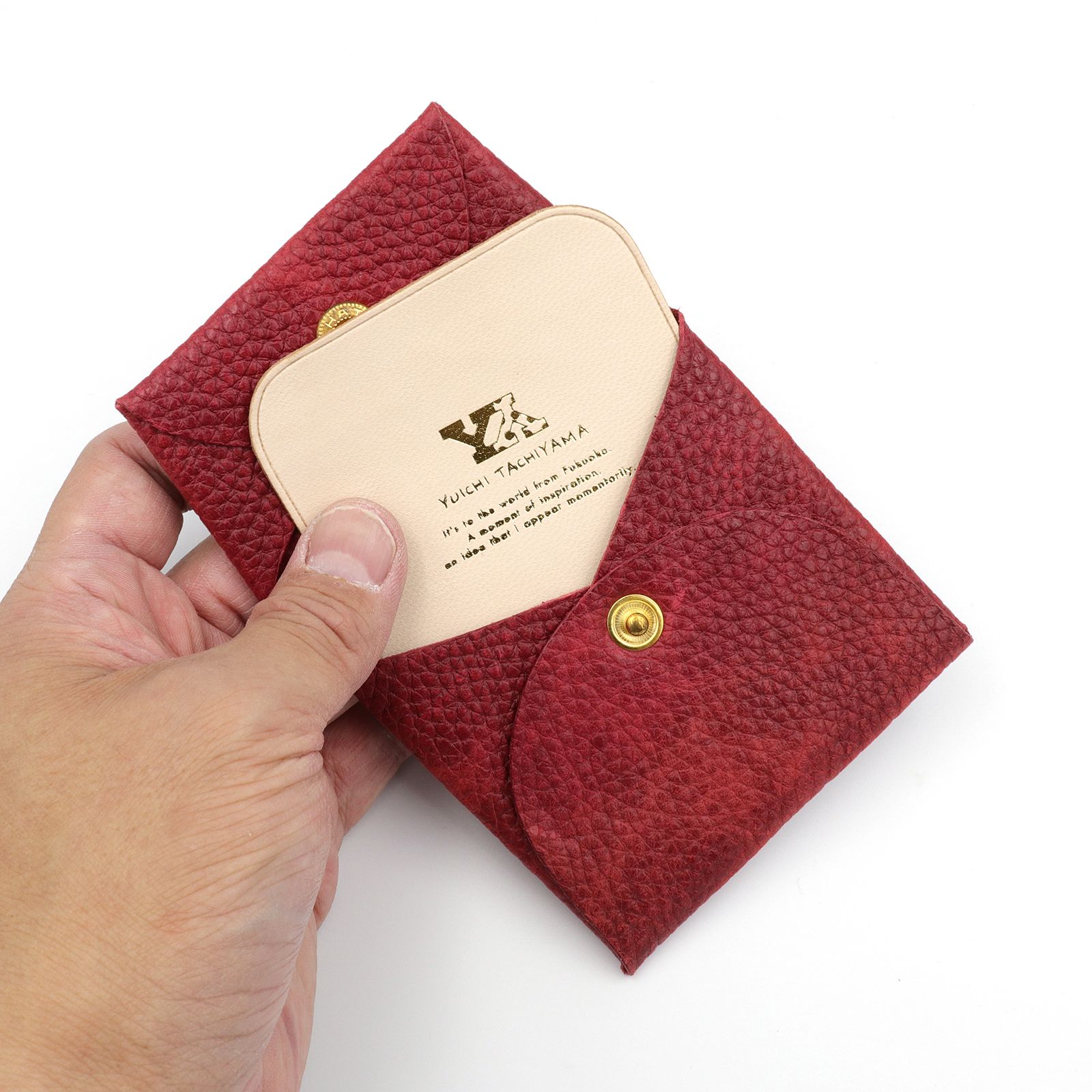 「コインケースしかく」小銭入れ ウーノ・グリーン