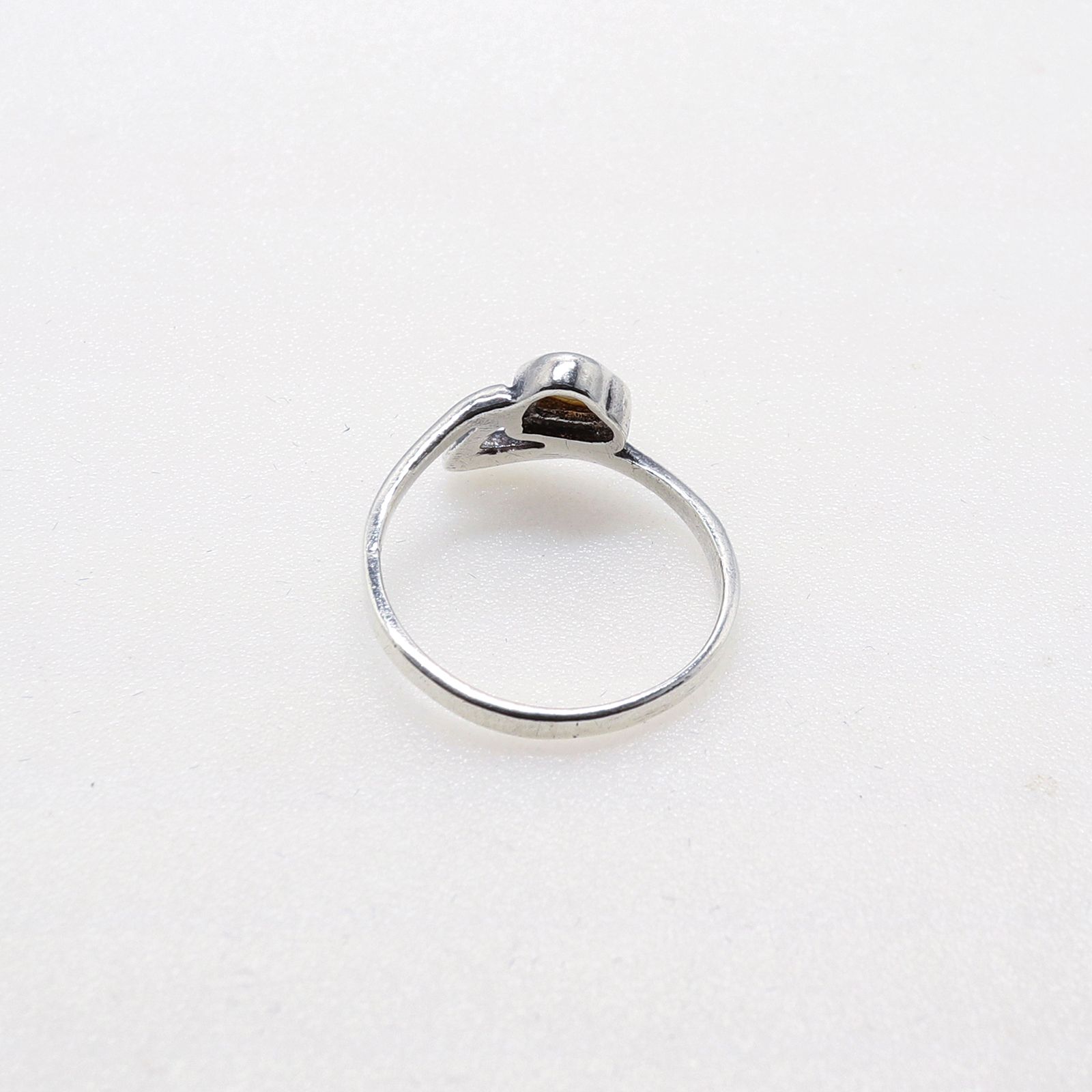 「ホワイトハート」リング ヨーロッパ silver925